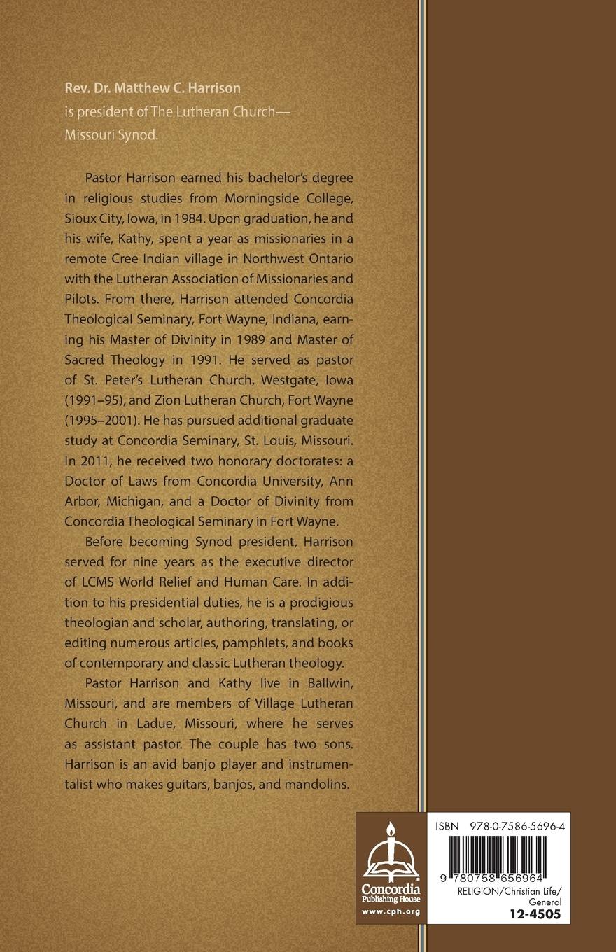 Rückseitencover Letters From A Pastor's Heart