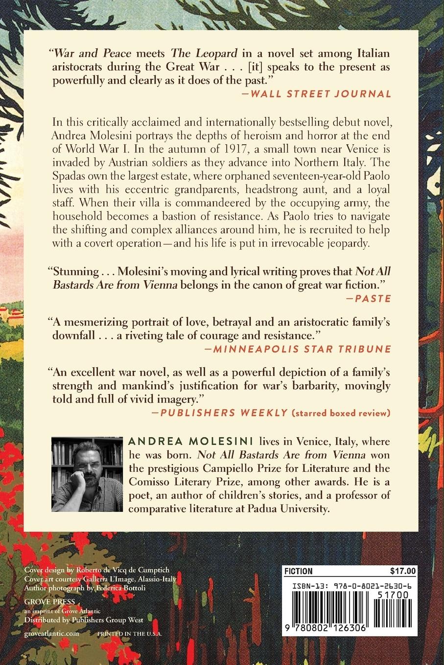 Rückseitencover Not All Bastards Are from Vienna