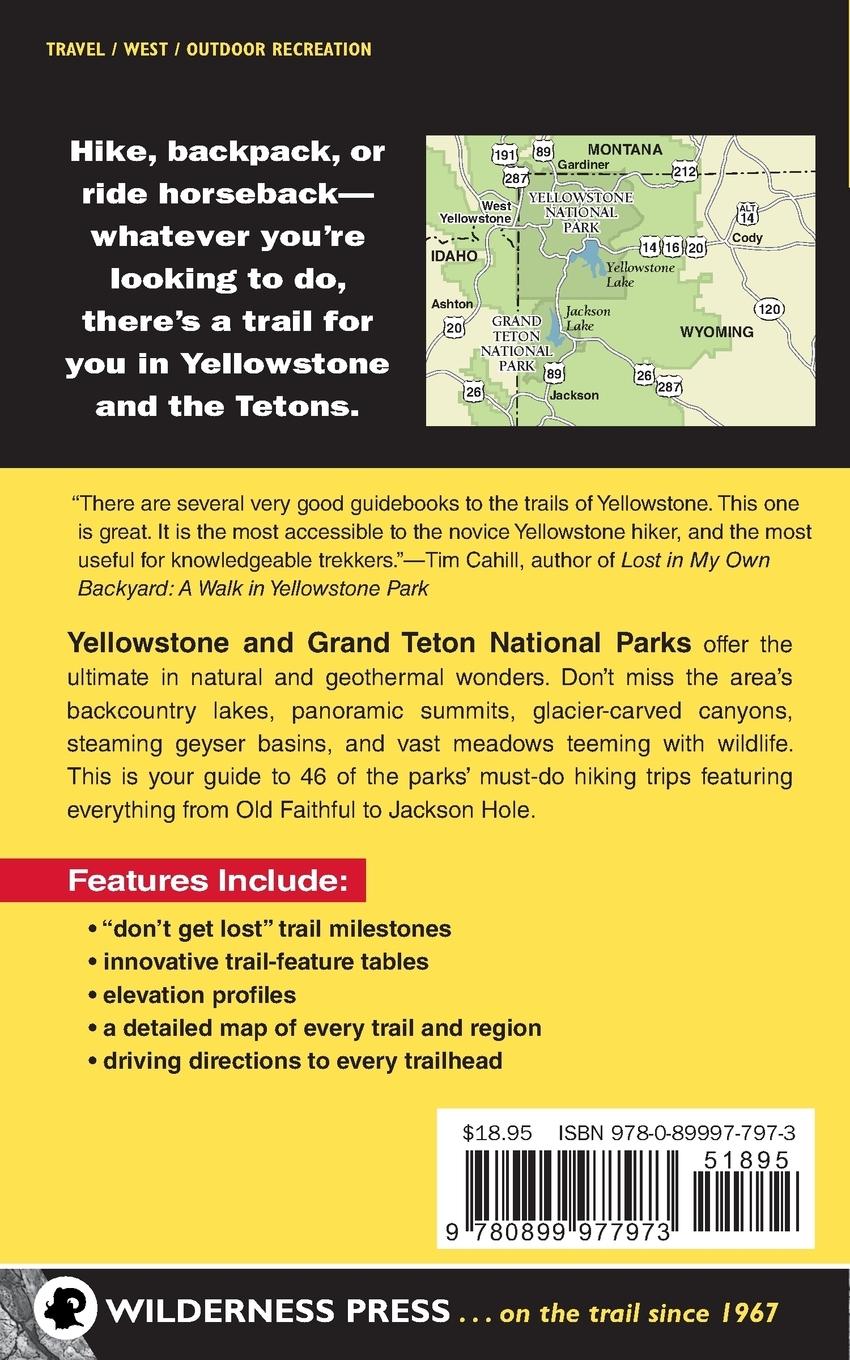 Rückseitencover Top Trails: Yellowstone and Grand Teton National Parks