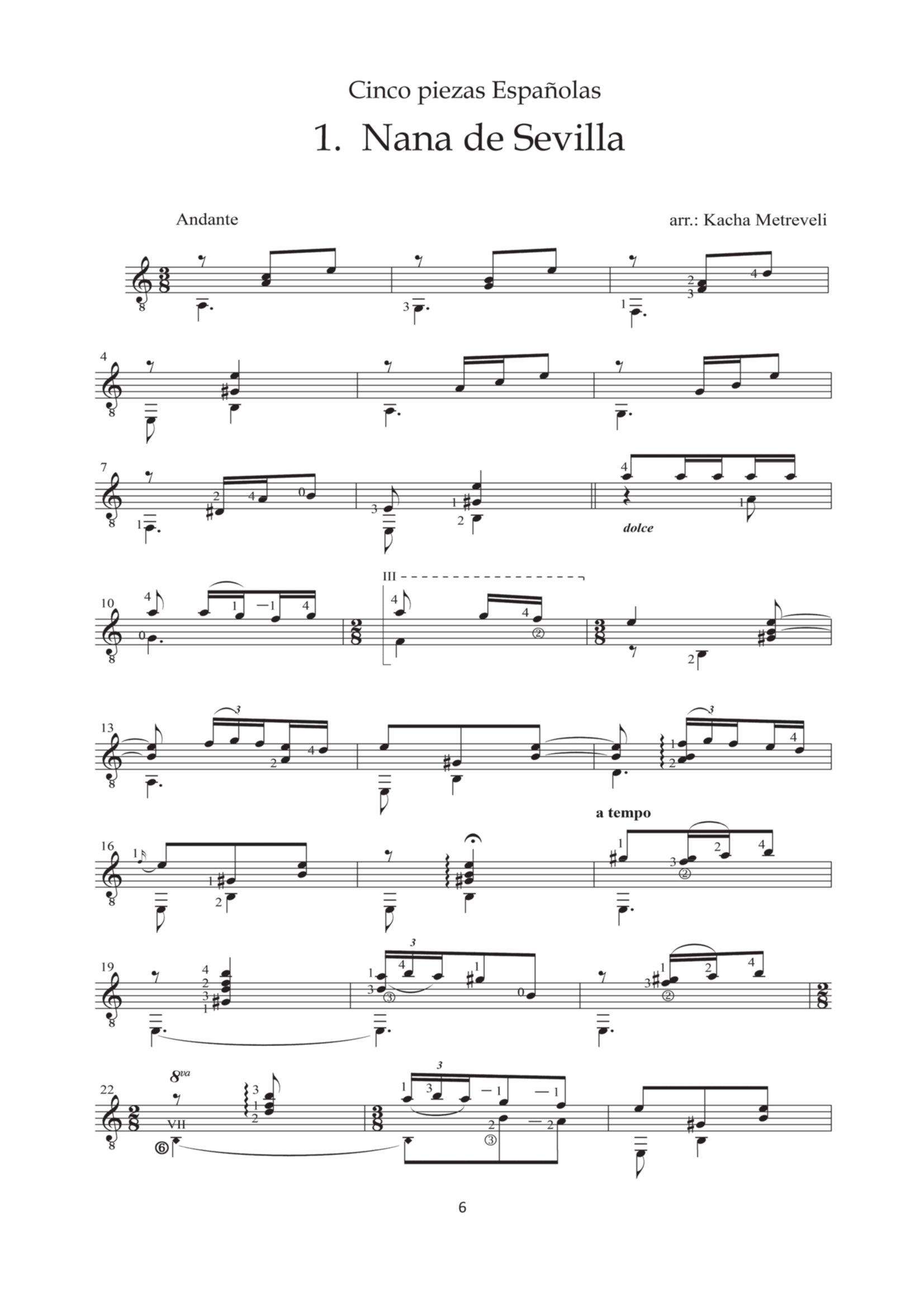 Beispielinhalt (Bild) La Guitarra Andaluza