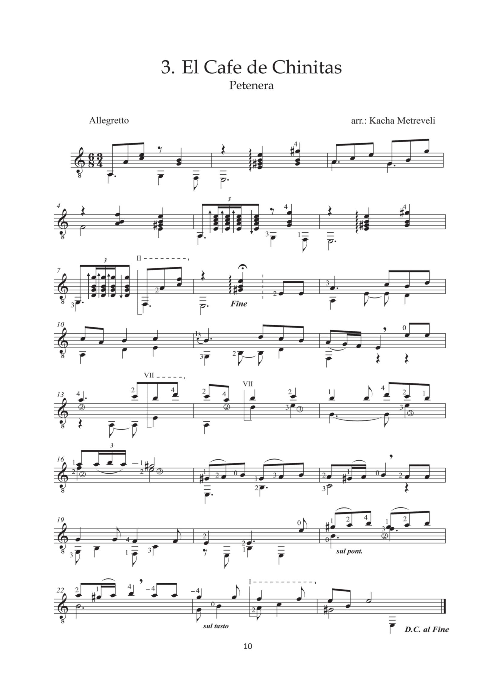Beispielinhalt (Bild) La Guitarra Andaluza
