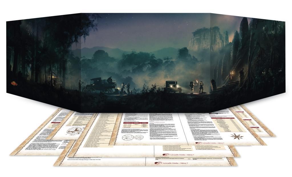Vorderes Coverbild Cthulhu Spielleiter-Sichtschirm