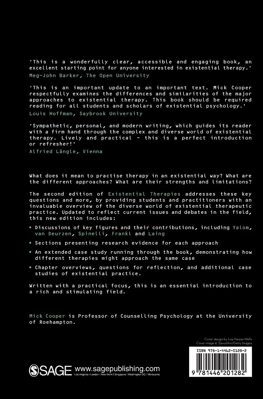 Rückseitencover Existential Therapies