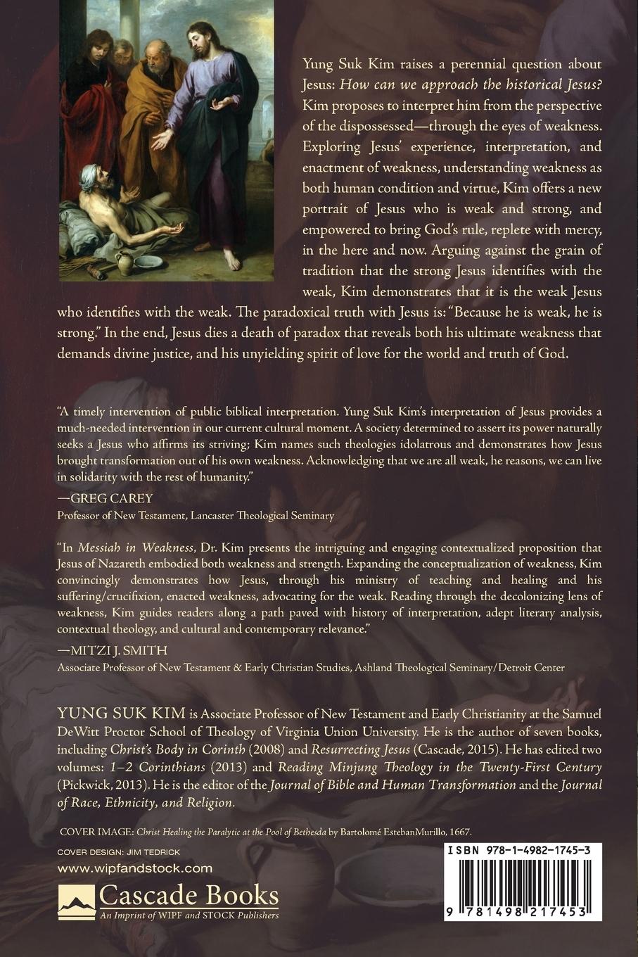 Rückseitencover Messiah in Weakness