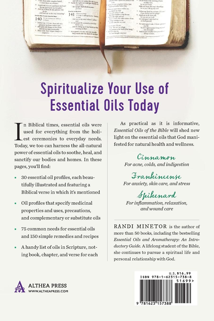 Rückseitencover Essential Oils of the Bible