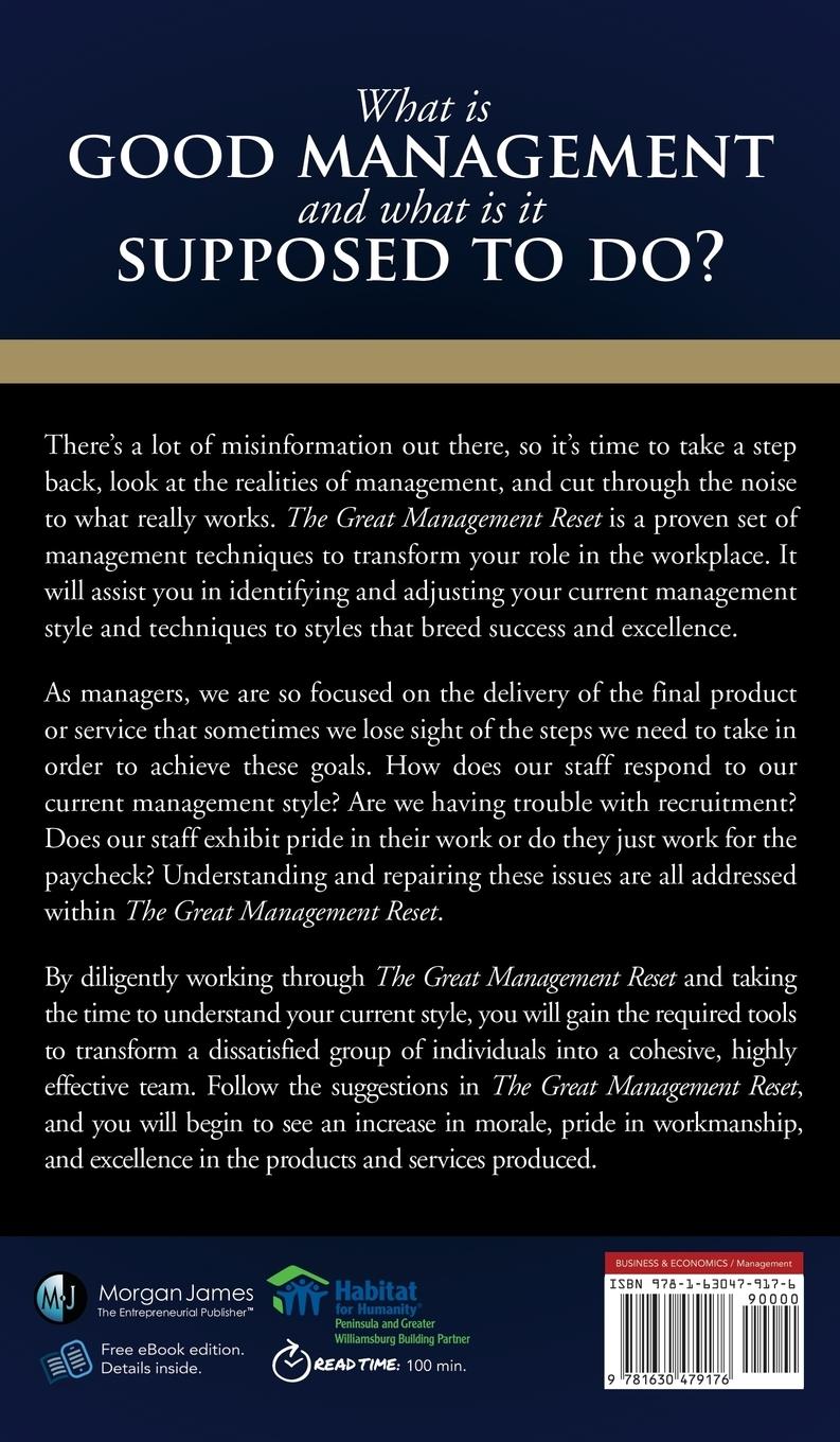 Rückseitencover The Great Management Reset