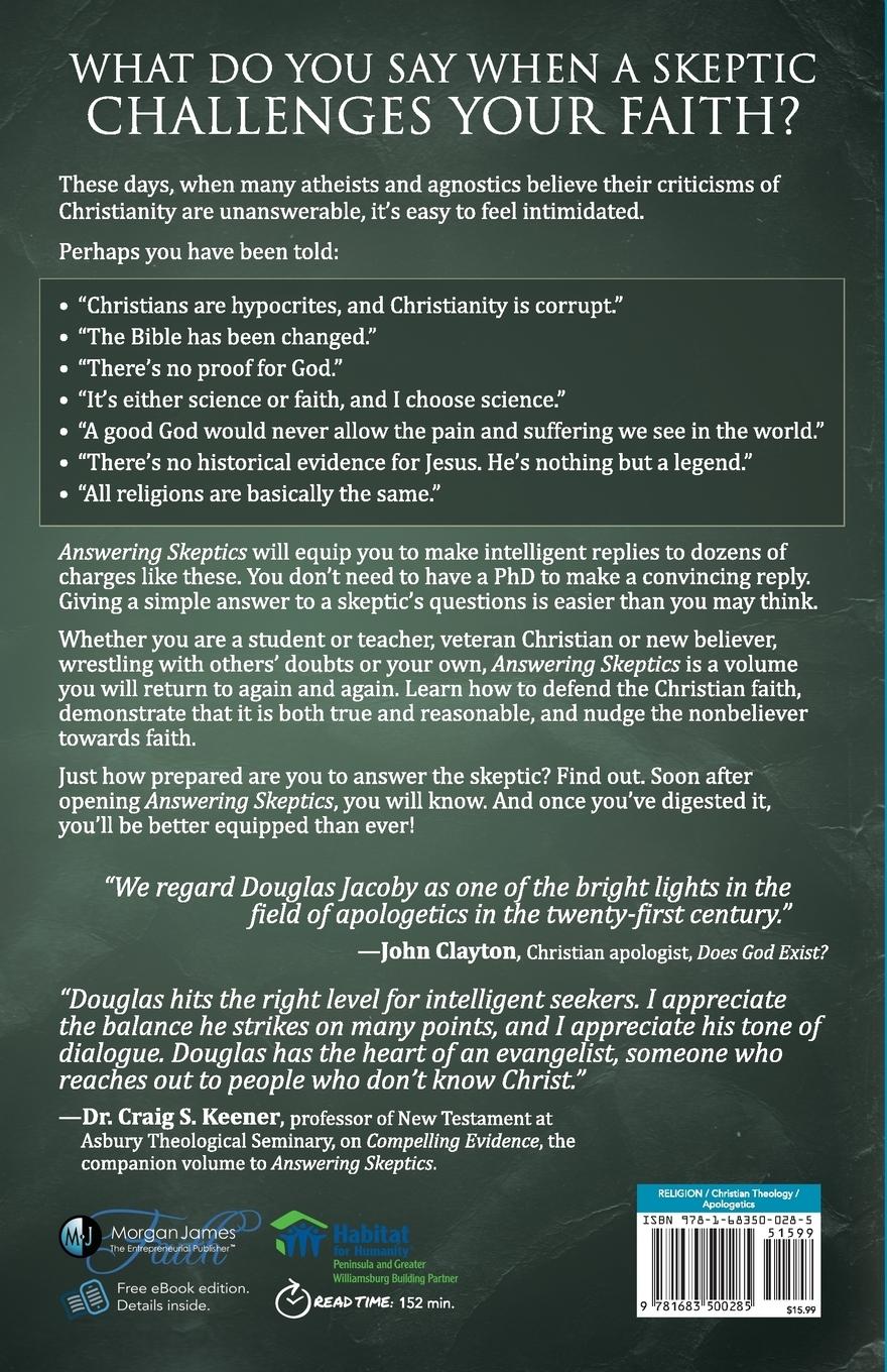 Rückseitencover Answering Skeptics