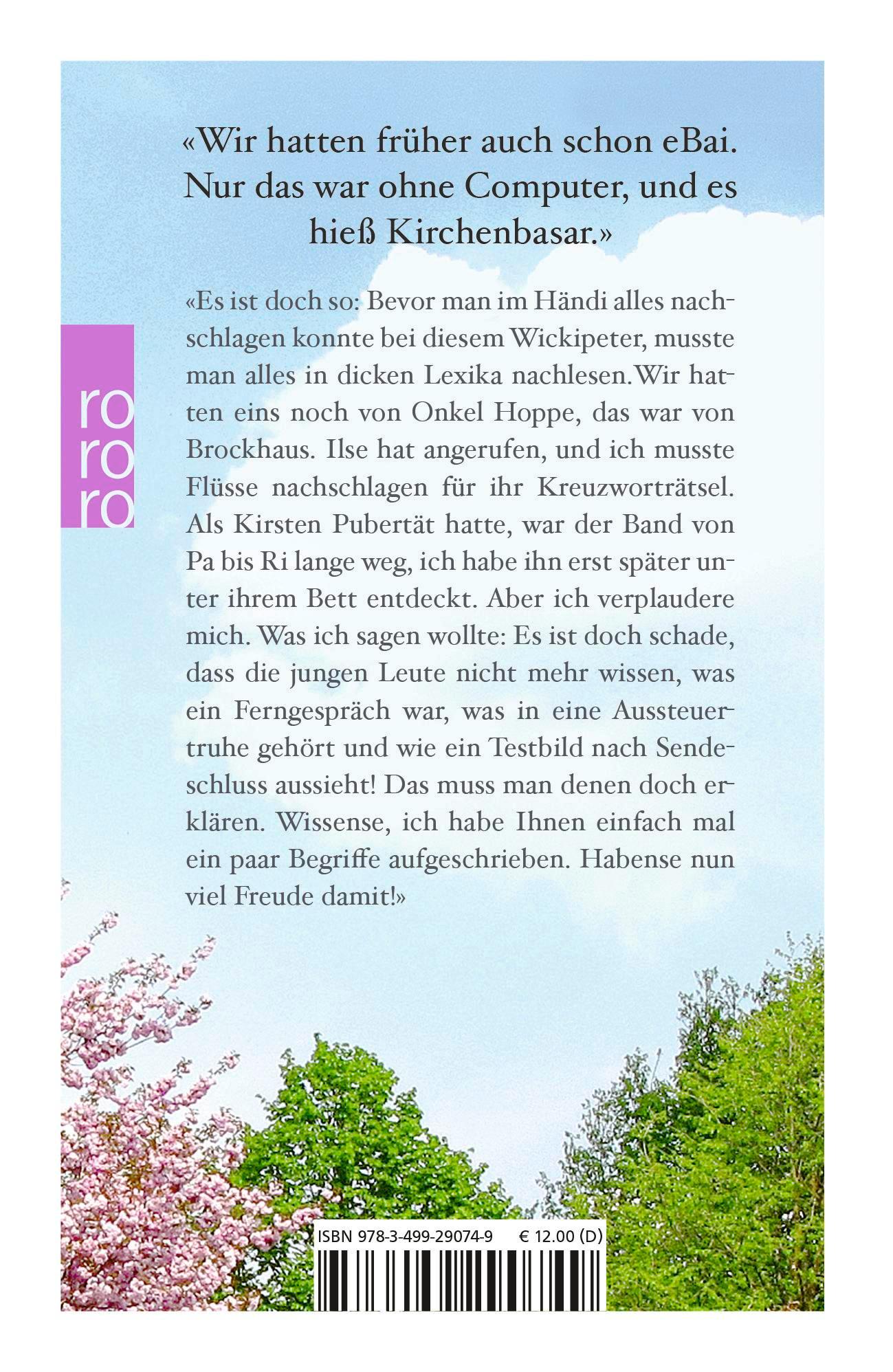 Rückseitencover Kennense noch Blümchenkaffee?