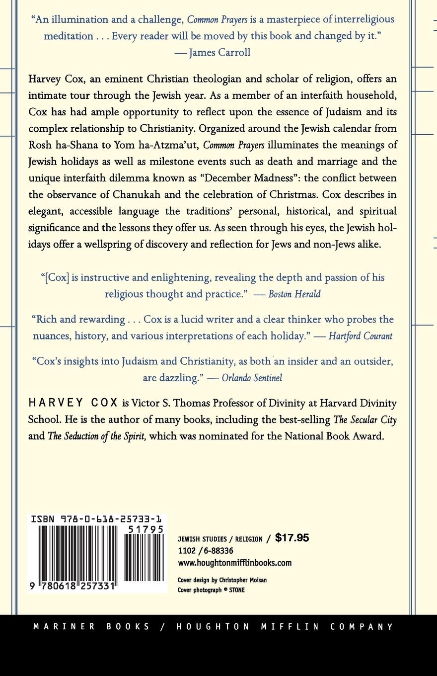 Rückseitencover Common Prayers