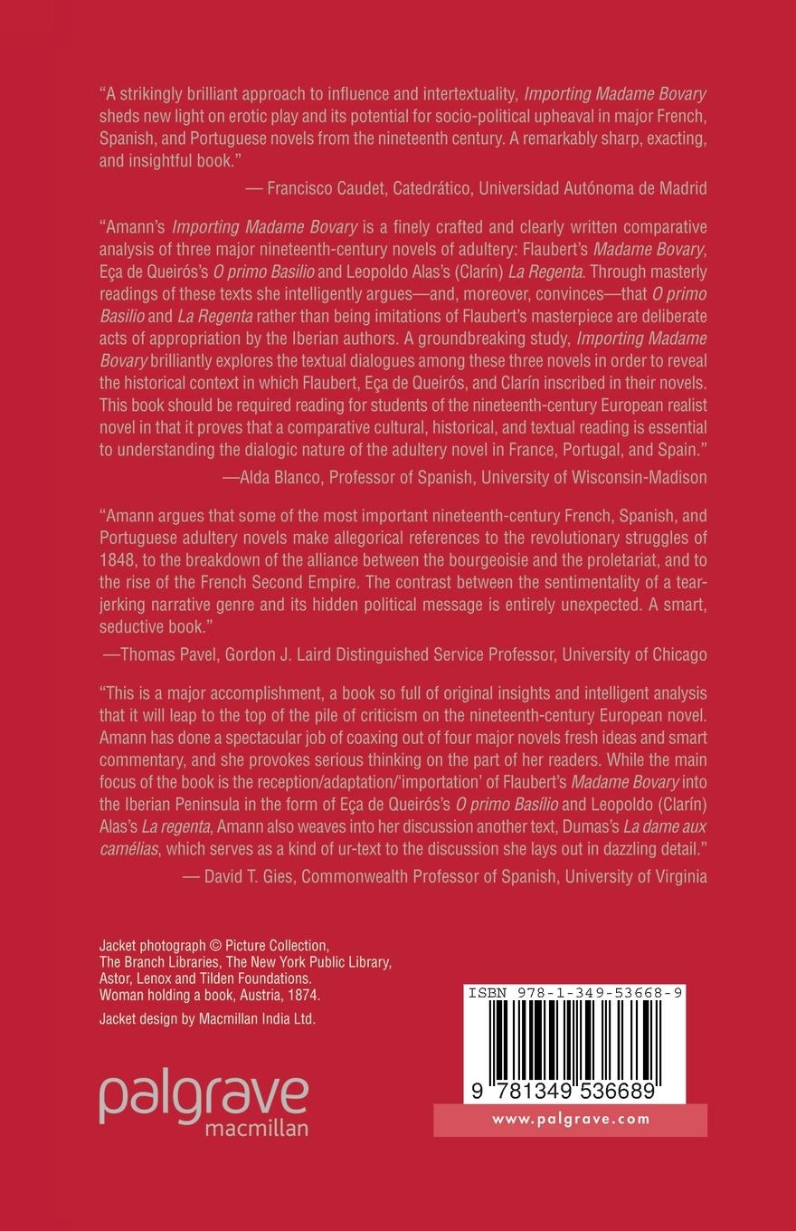 Rückseitencover Importing Madame Bovary
