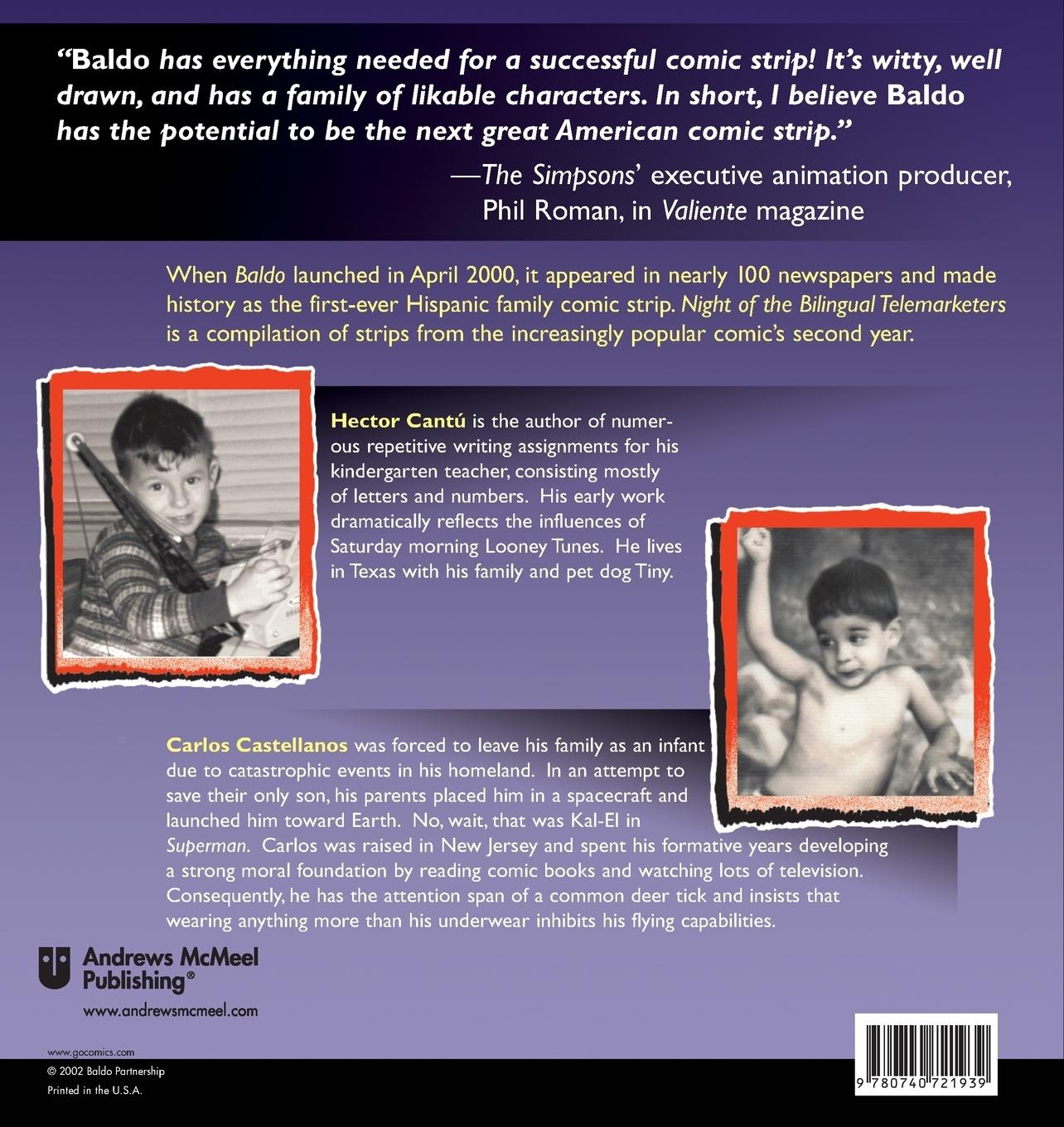 Rückseitencover Night of the Bilingual Telemarketers