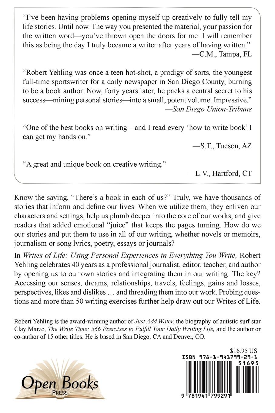 Rückseitencover Writes of Life