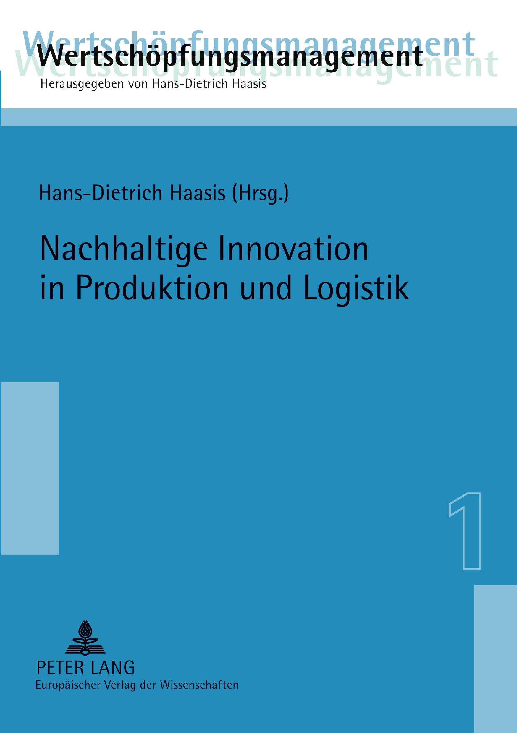 Vorderes Coverbild Nachhaltige Innovation in Produktion und Logistik