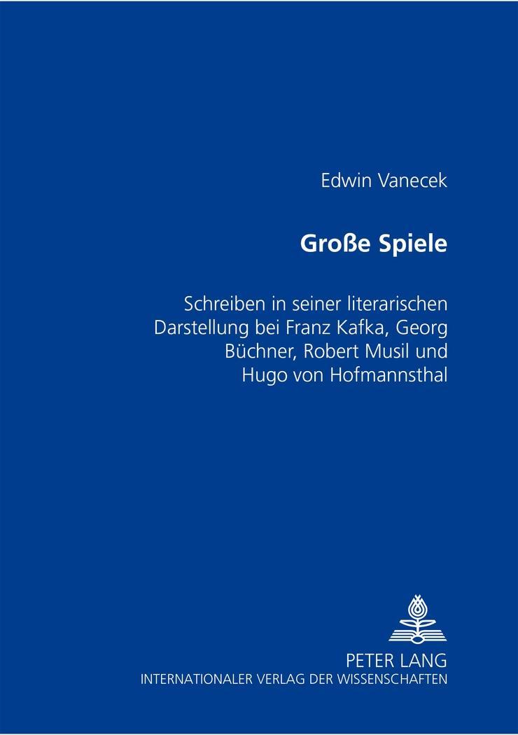 Vorderes Coverbild Große Spiele