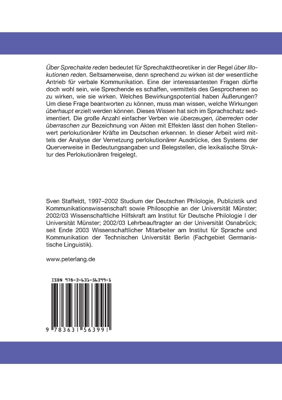 Rückseitencover Perlokutionäre Kräfte