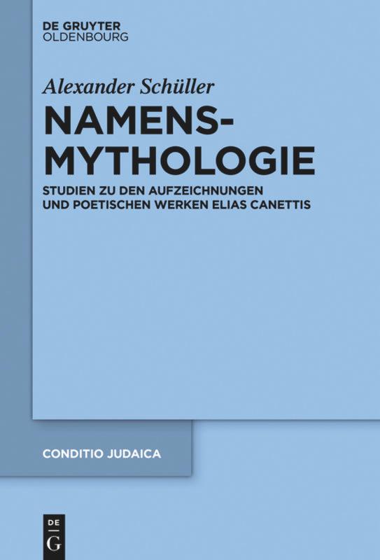 Vorderes Coverbild Namensmythologie