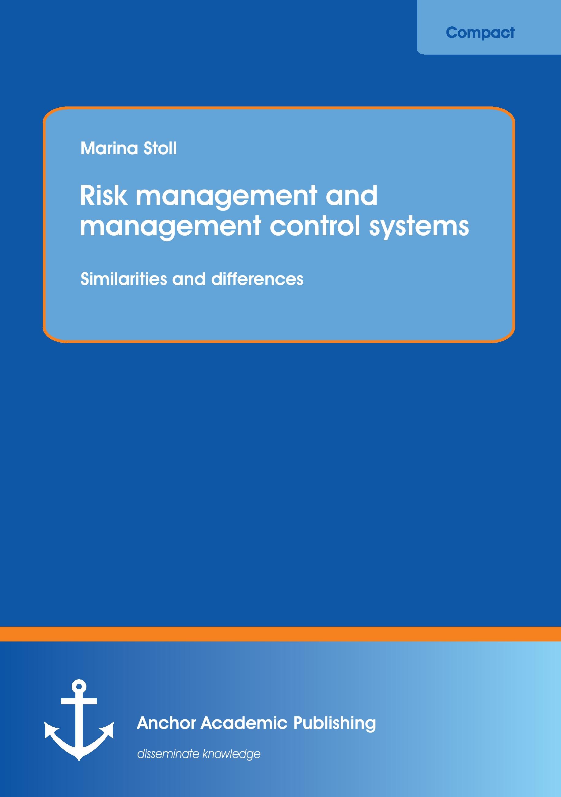 Vorderes Coverbild Risk management and management control systems