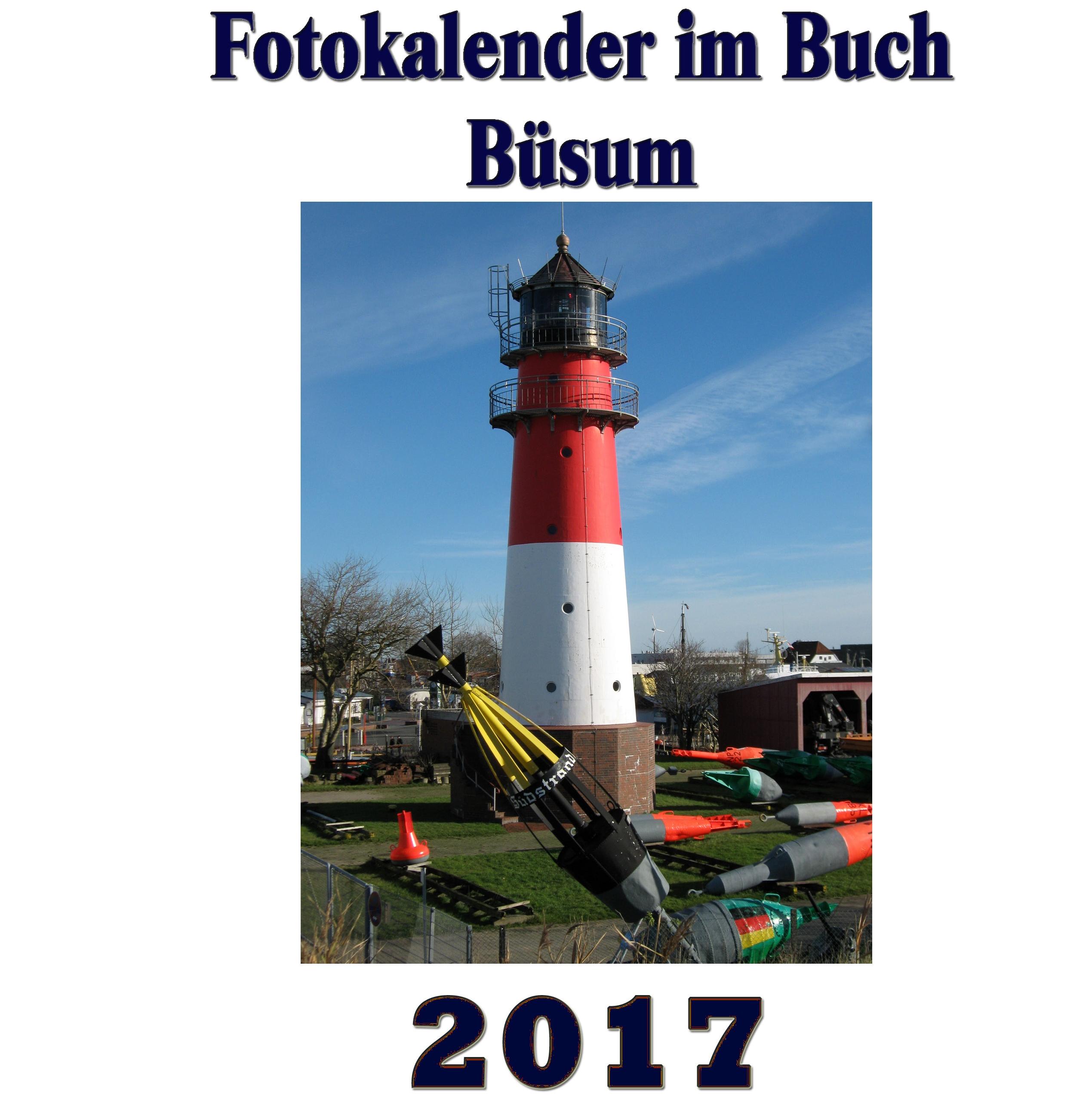 Vorderes Coverbild Fotokalender im Buch - Büsum 2017