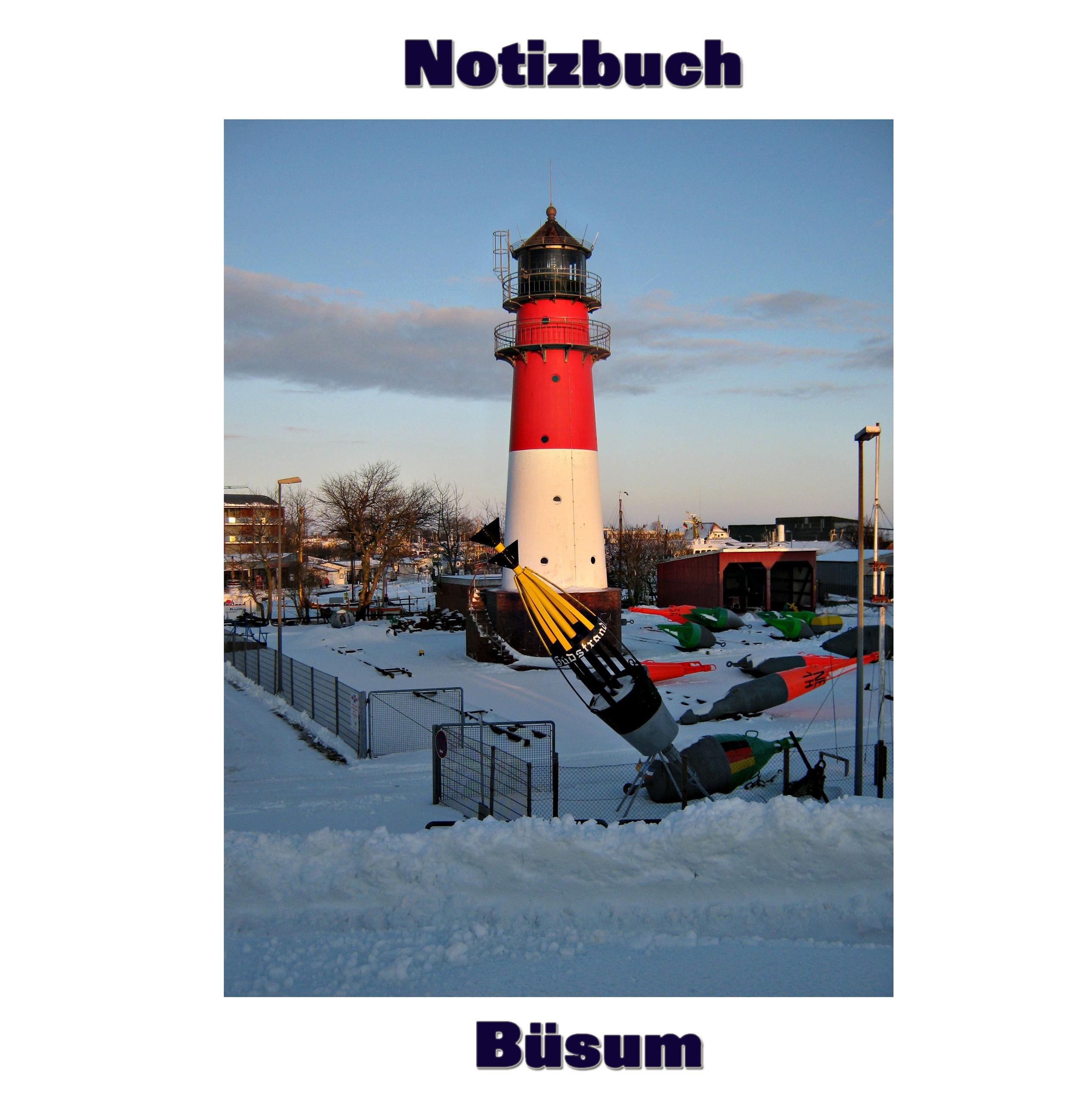 Vorderes Coverbild Notizbuch Büsum