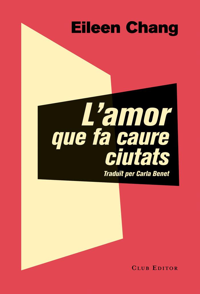 Vorderes Coverbild L'amor que fa caure ciutats