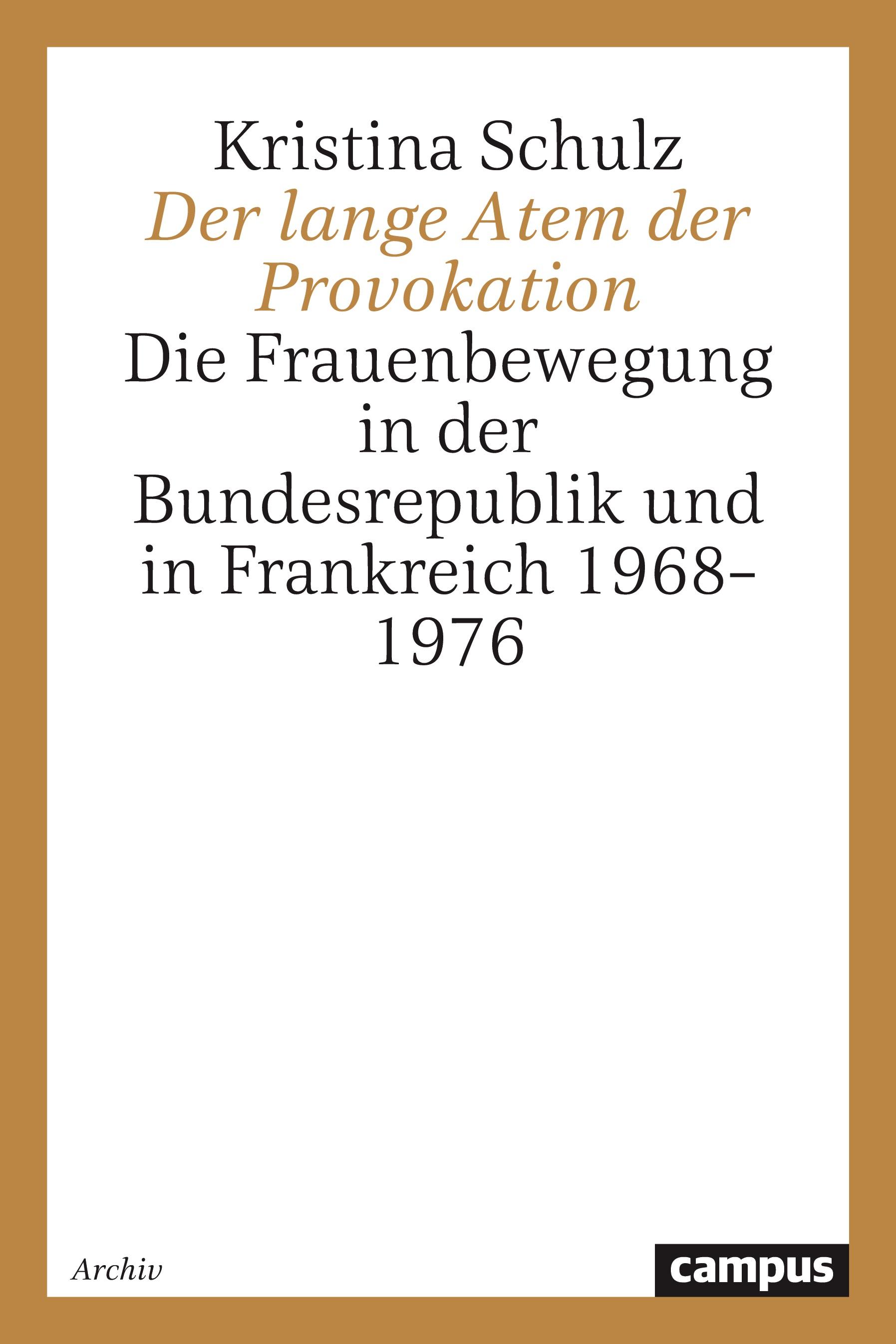 Vorderes Coverbild Der lange Atem der Provokation