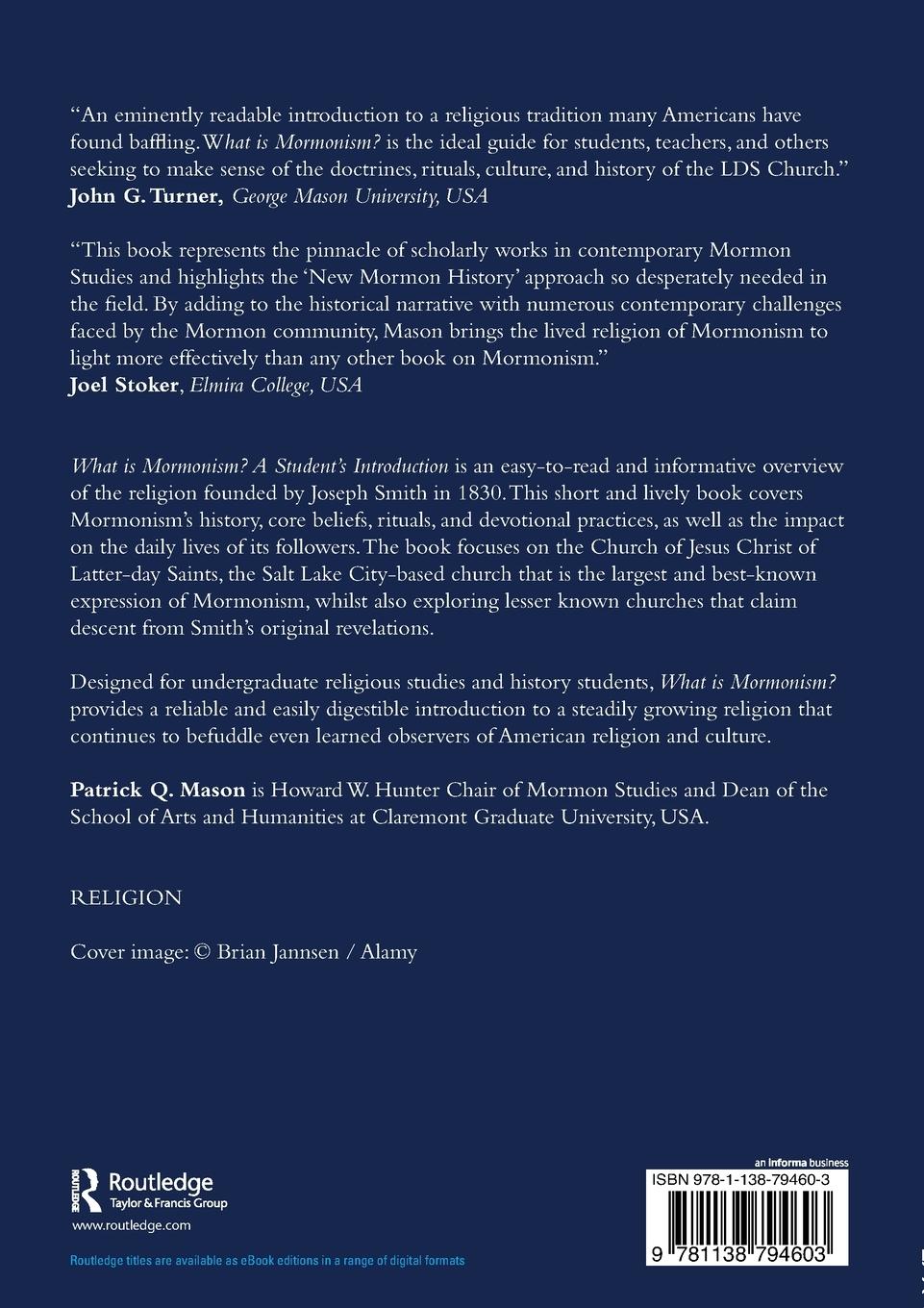 Rückseitencover What is Mormonism?