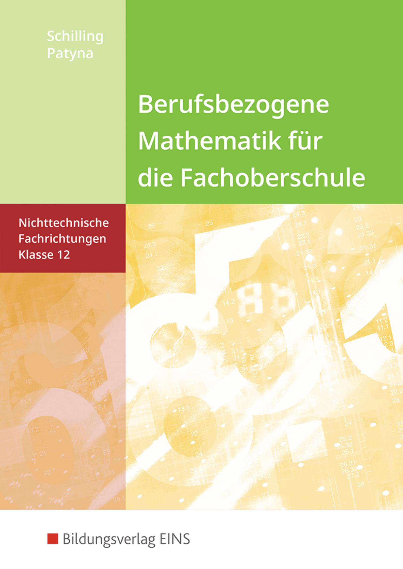 Vorderes Coverbild Berufsbezogene Mathematik. Klasse 12. Schulbuch. Fachoberschule Niedersachsen