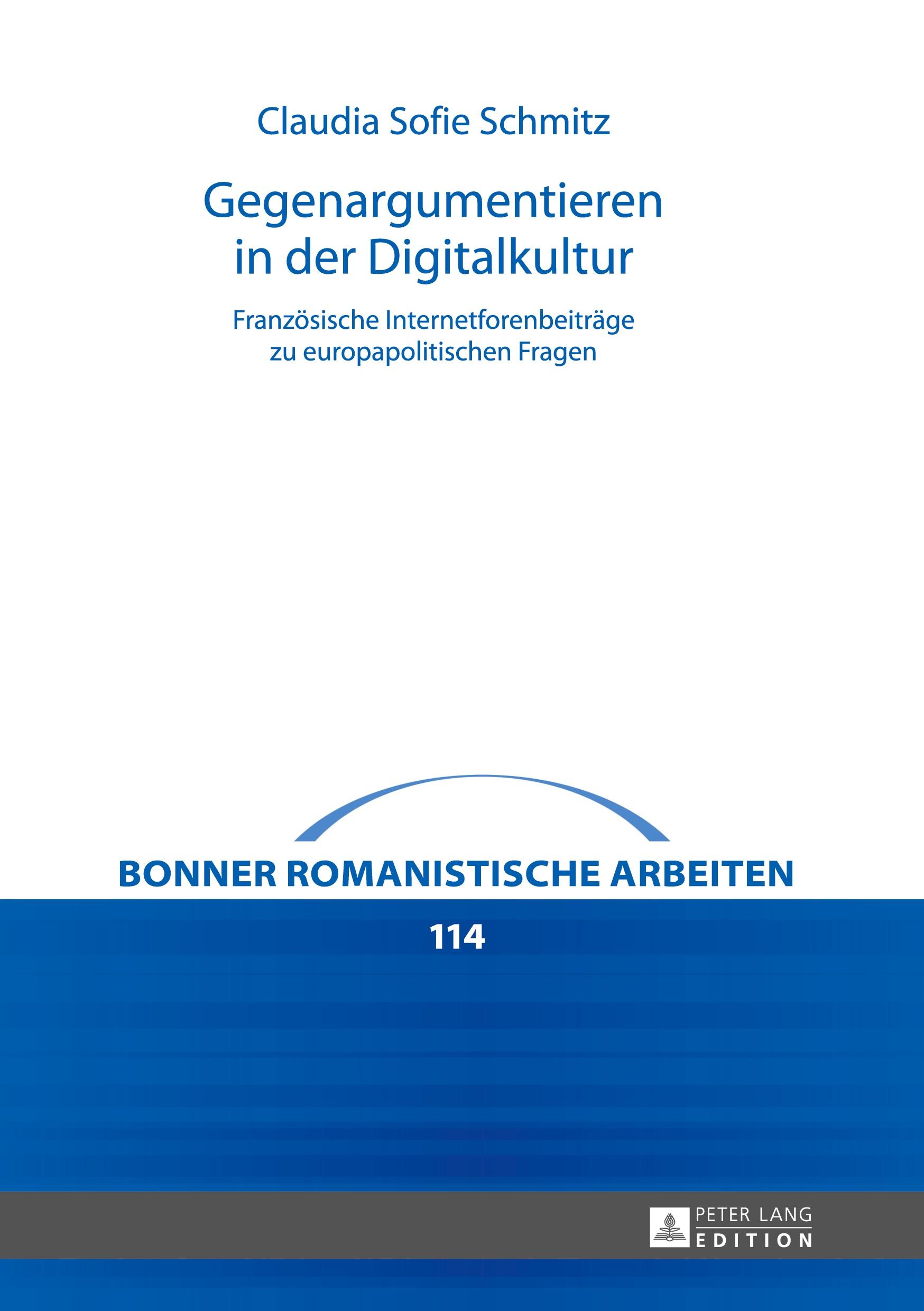 Vorderes Coverbild Gegenargumentieren in der Digitalkultur