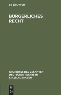 Vorderes Coverbild Bürgerliches Recht