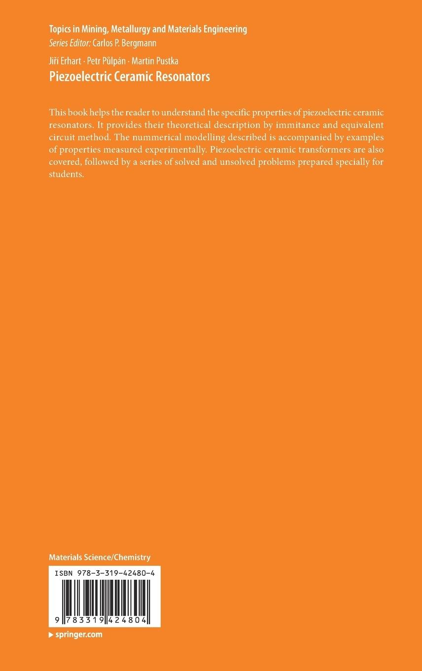 Rückseitencover Piezoelectric Ceramic Resonators