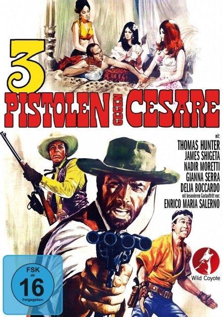 Vorderes Coverbild Drei Pistolen gegen Cesare