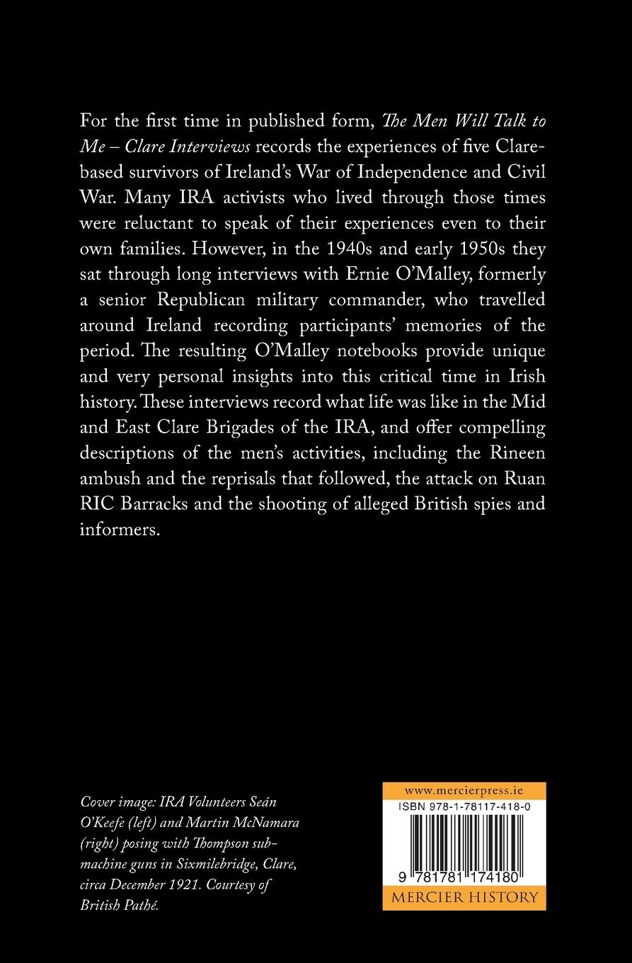 Rückseitencover The Men Will Talk to Me