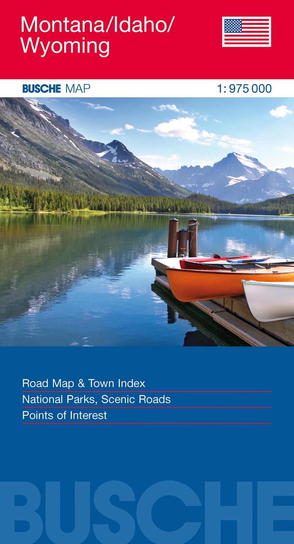 Vorderes Coverbild Montana/Idaho/Wyoming 1:975 000