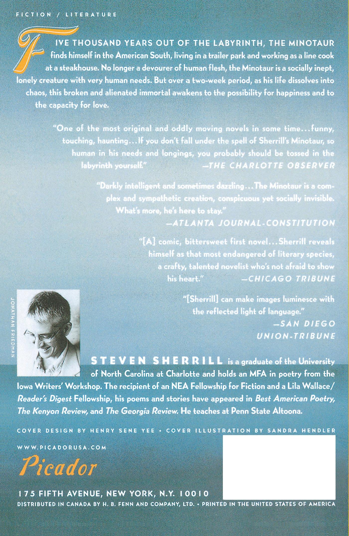 Rückseitencover The Minotaur Takes a Cigarette Break