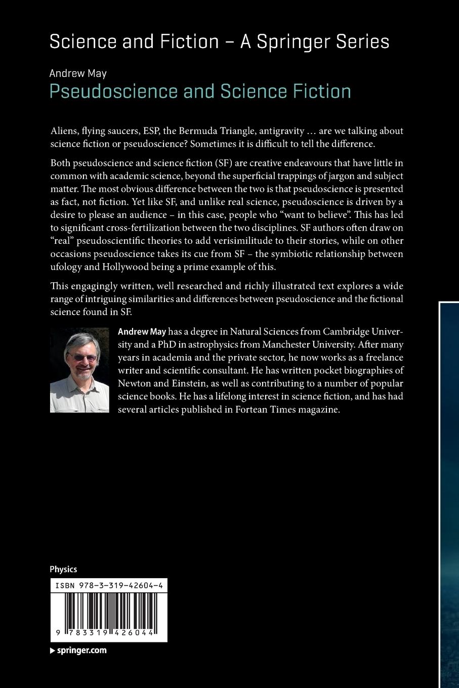 Rückseitencover Pseudoscience and Science Fiction
