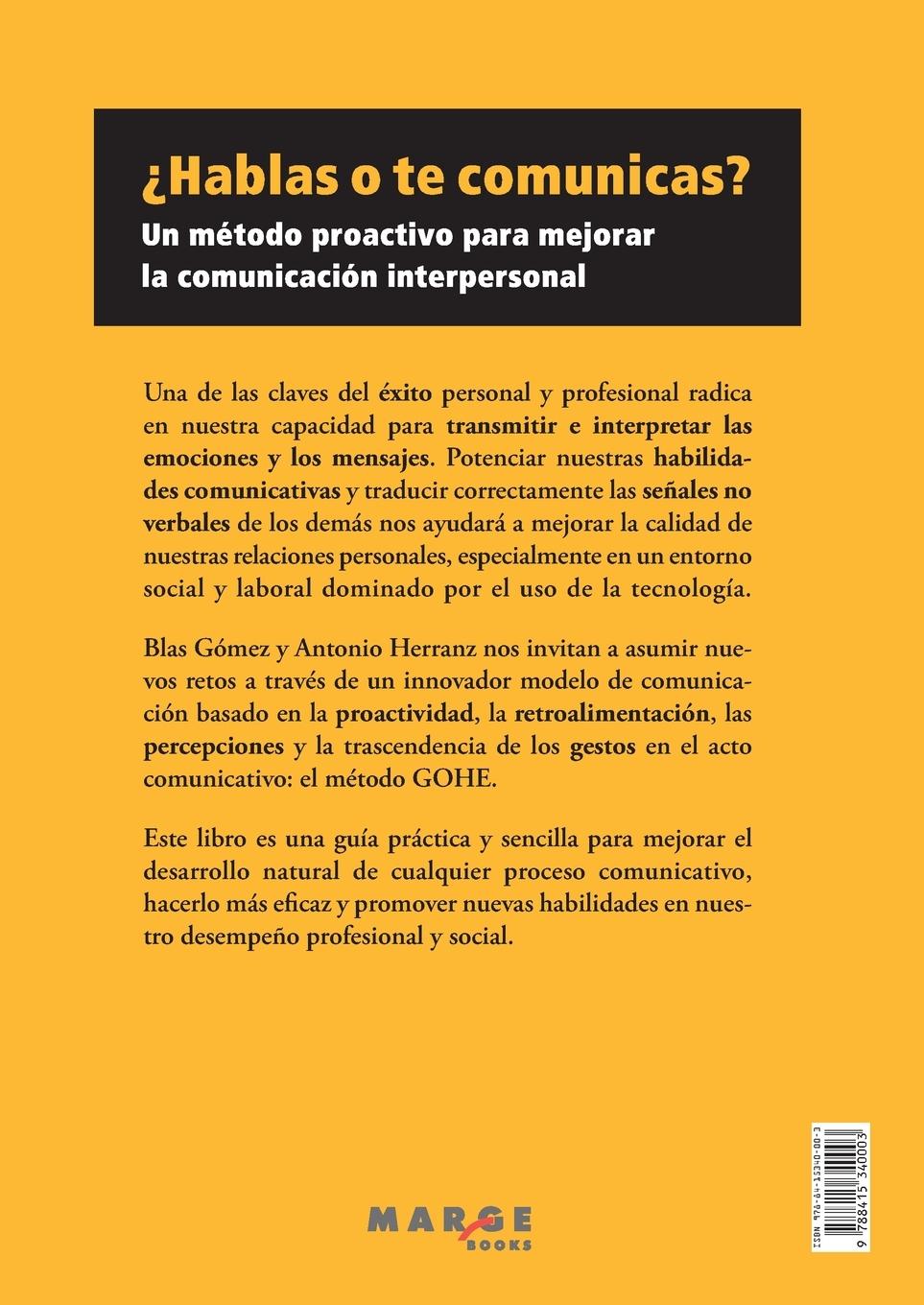 Rückseitencover ¿Hablas o te comunicas?