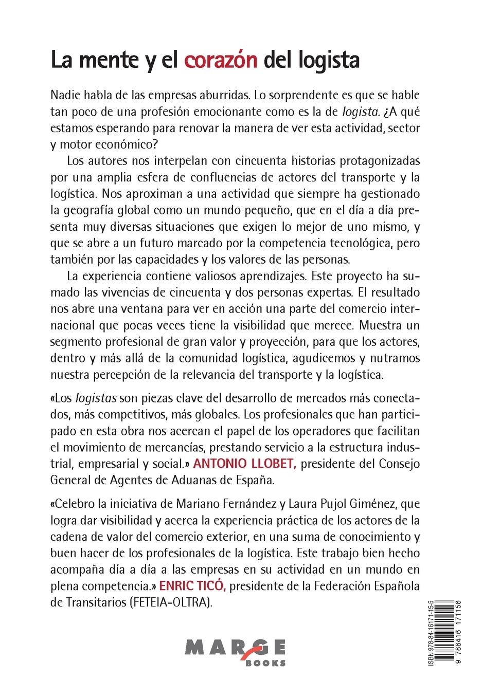 Rückseitencover La mente y el corazón del logista