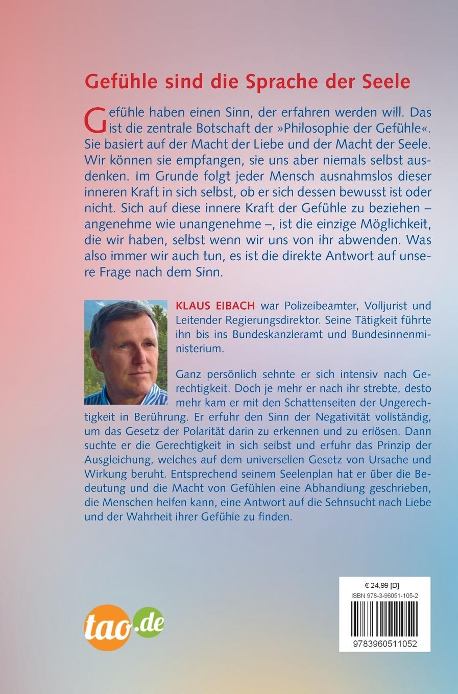 Rückseitencover Philosophie der Gefühle
