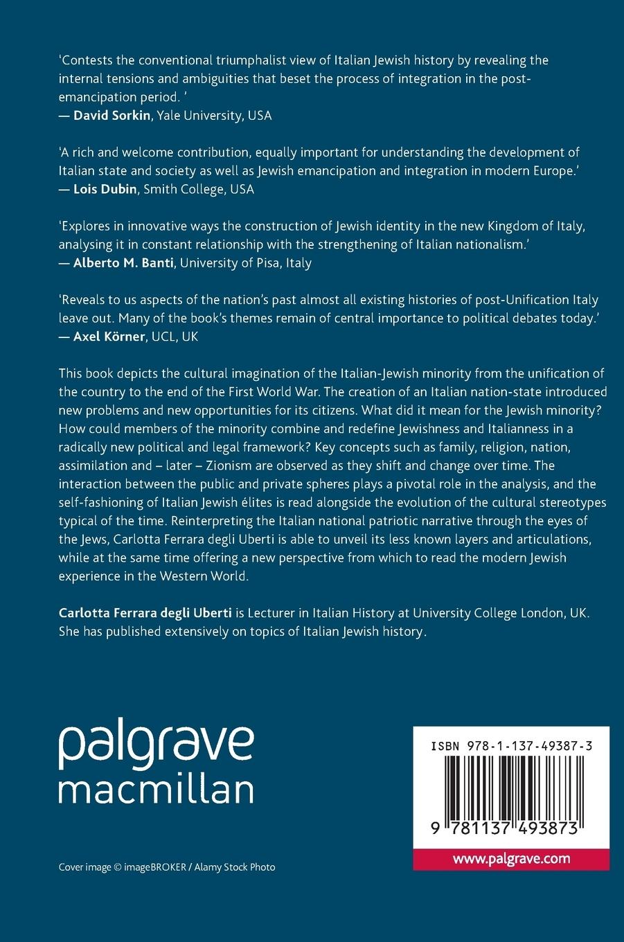 Rückseitencover Making Italian Jews