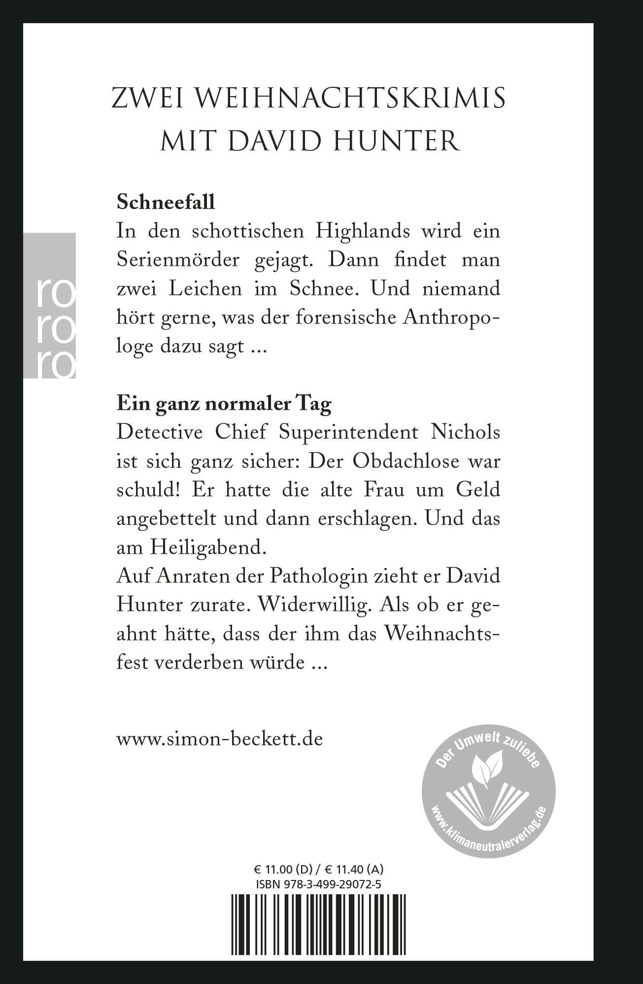 Rückseitencover Schneefall & Ein ganz normaler Tag
