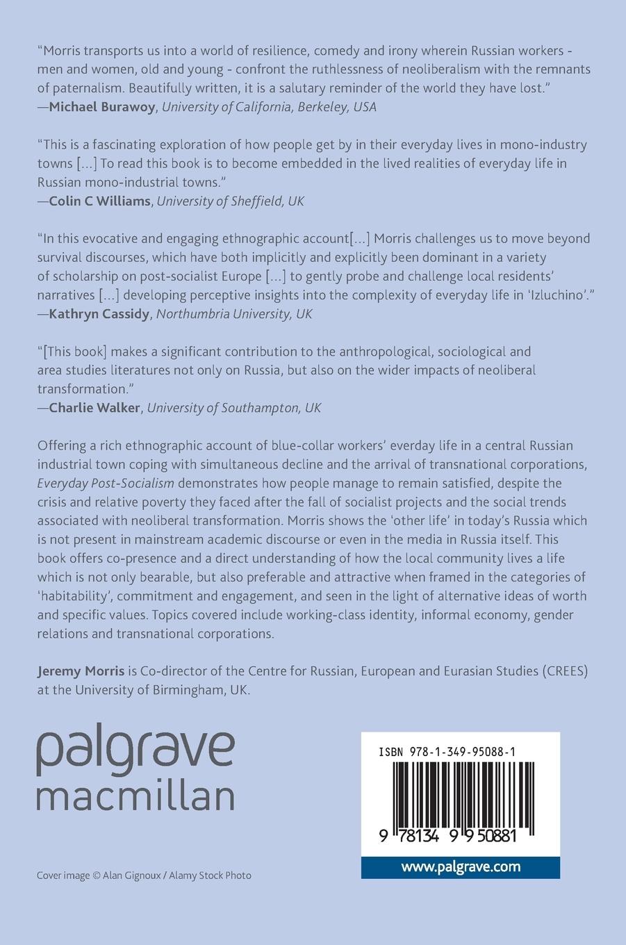 Rückseitencover Everyday Post-Socialism