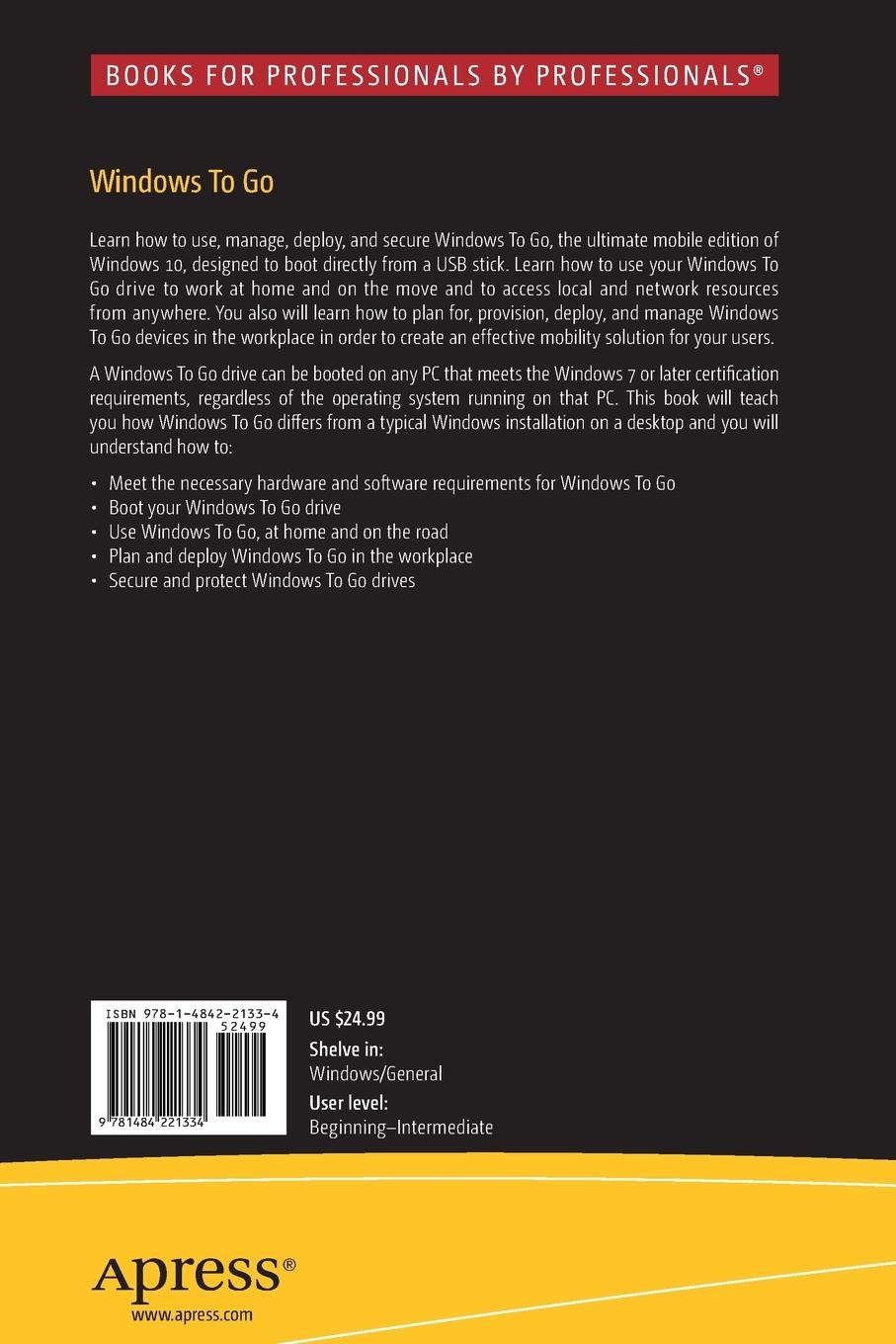 Rückseitencover Windows To Go