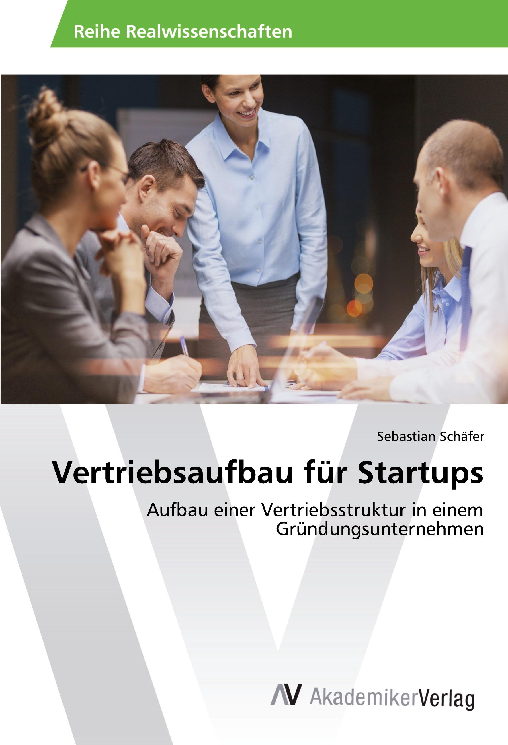 Vorderes Coverbild Vertriebsaufbau für Startups