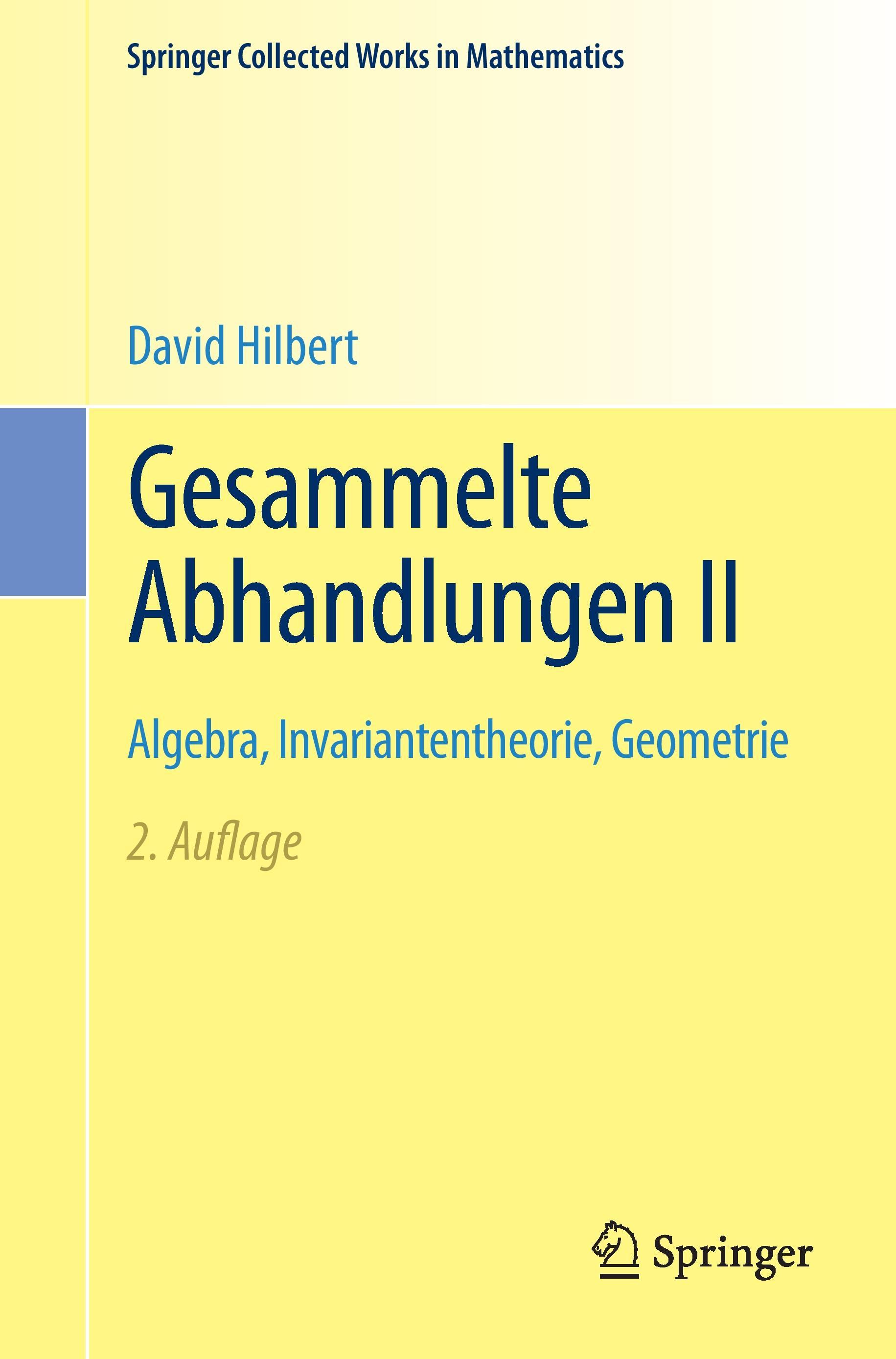 Vorderes Coverbild Gesammelte Abhandlungen II