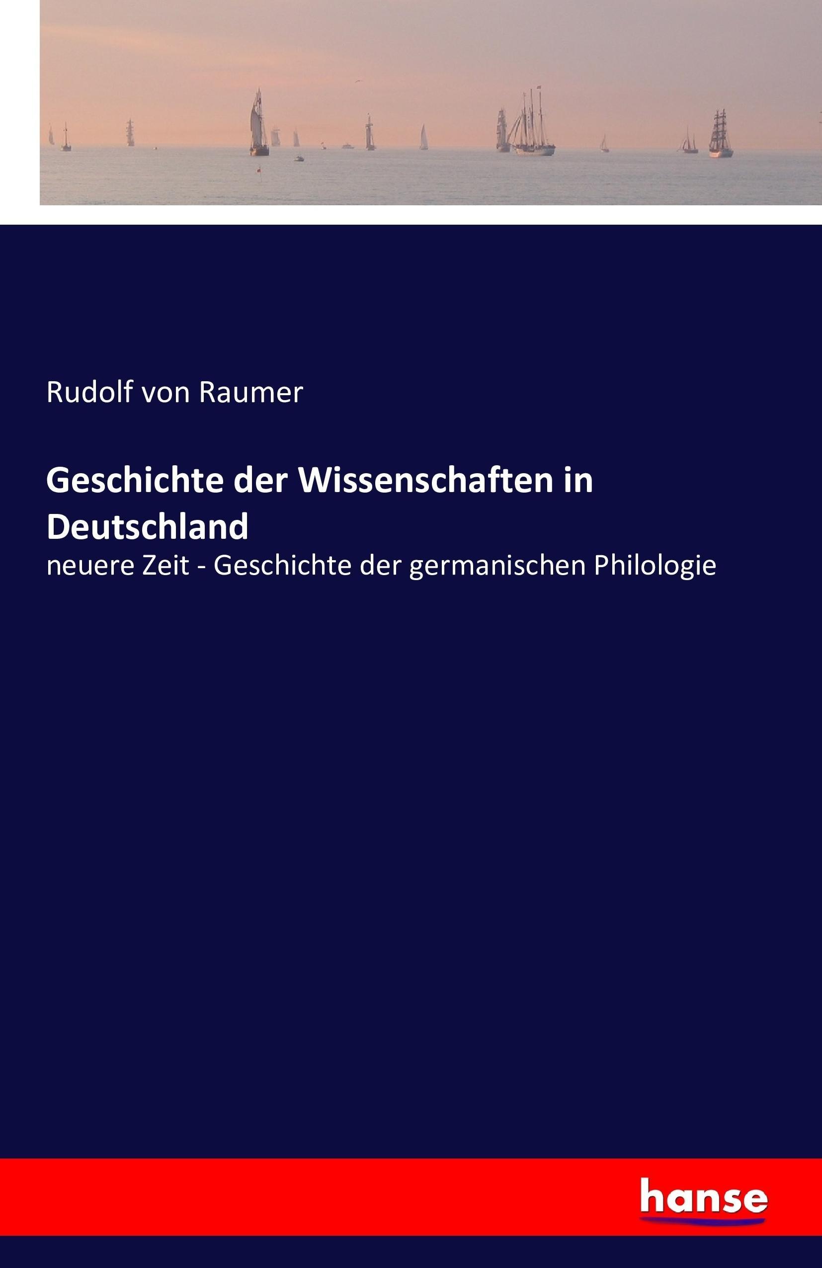 Vorderes Coverbild Geschichte der Wissenschaften in Deutschland
