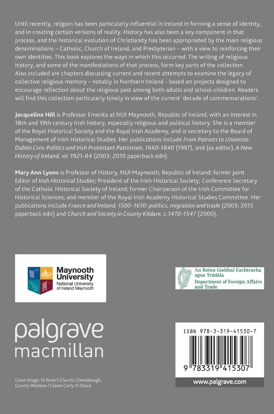 Rückseitencover Representing Irish Religious Histories