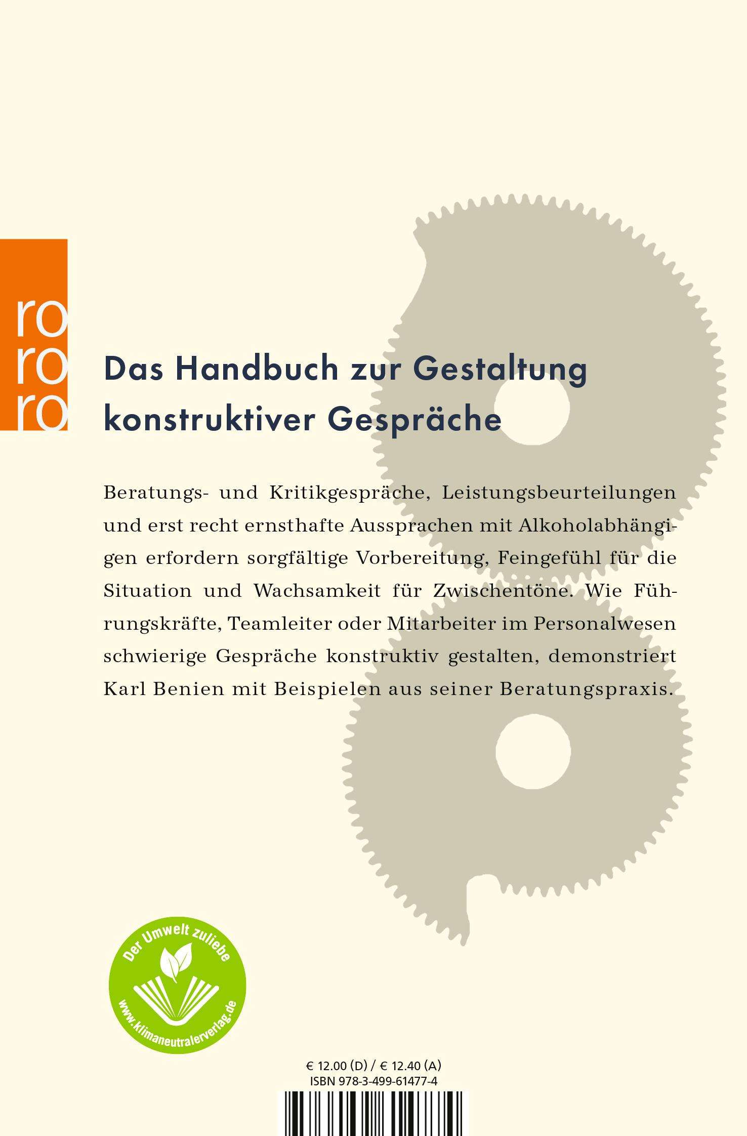 Rückseitencover Schwierige Gespräche führen