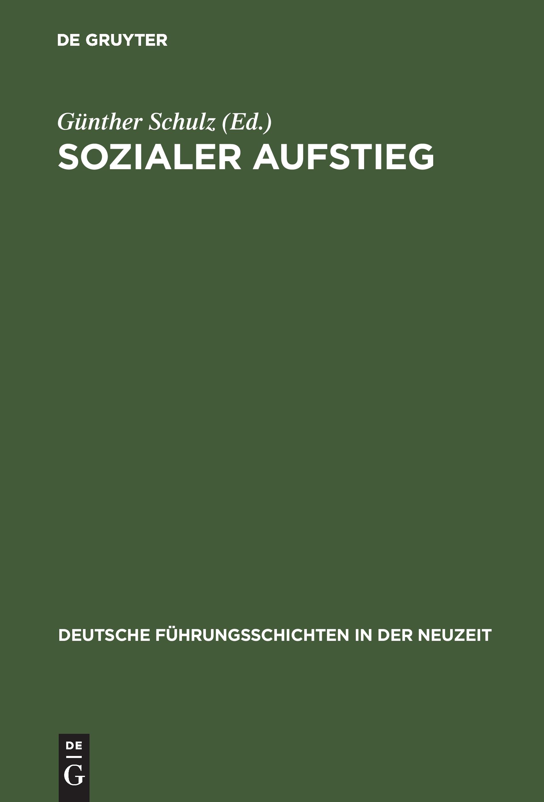 Vorderes Coverbild Sozialer Aufstieg
