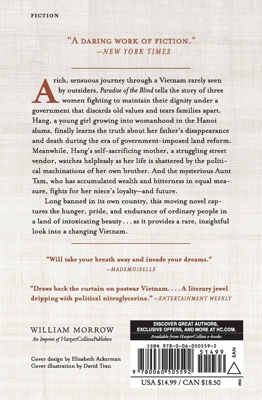 Rückseitencover Paradise of the Blind