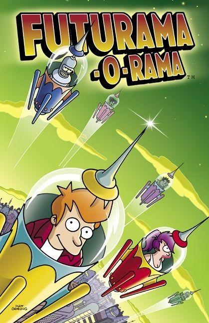 Vorderes Coverbild Futurama-O-Rama